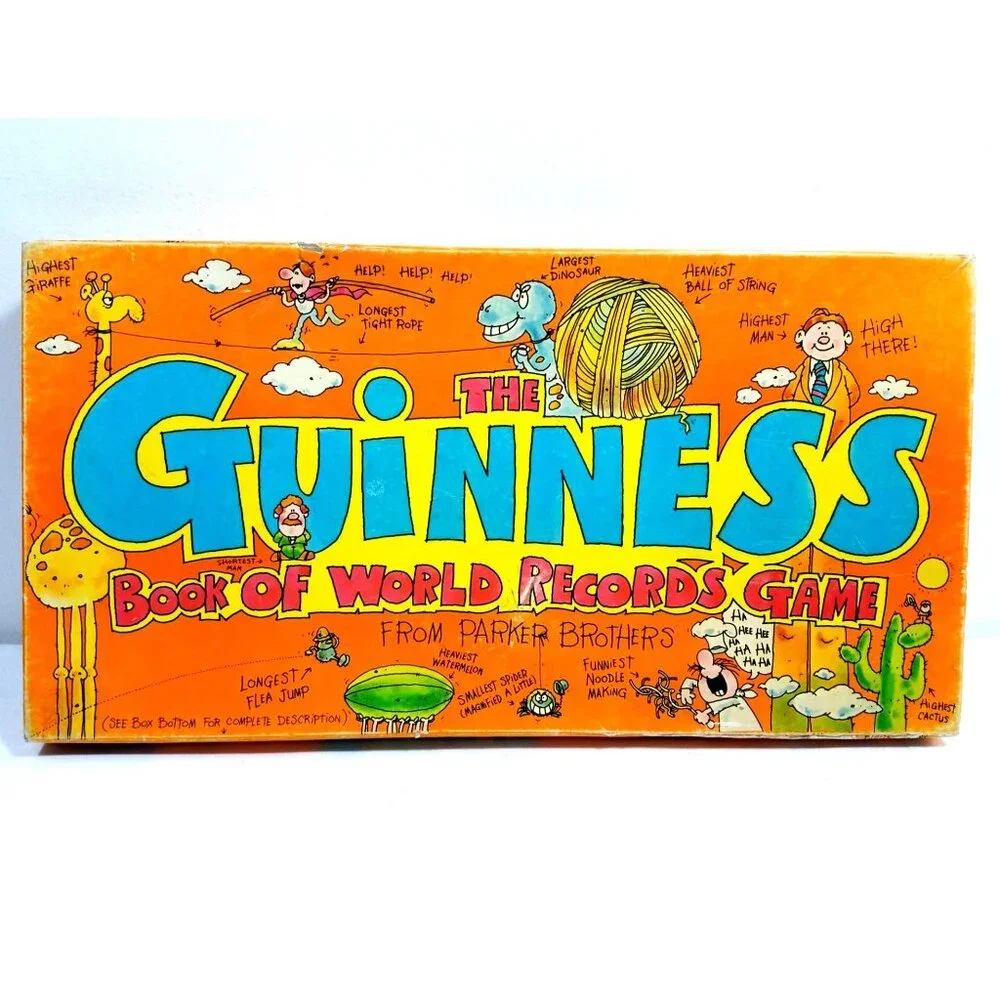 The Guinness Book Of World Records Game By Parker Brothers Complete Vintage